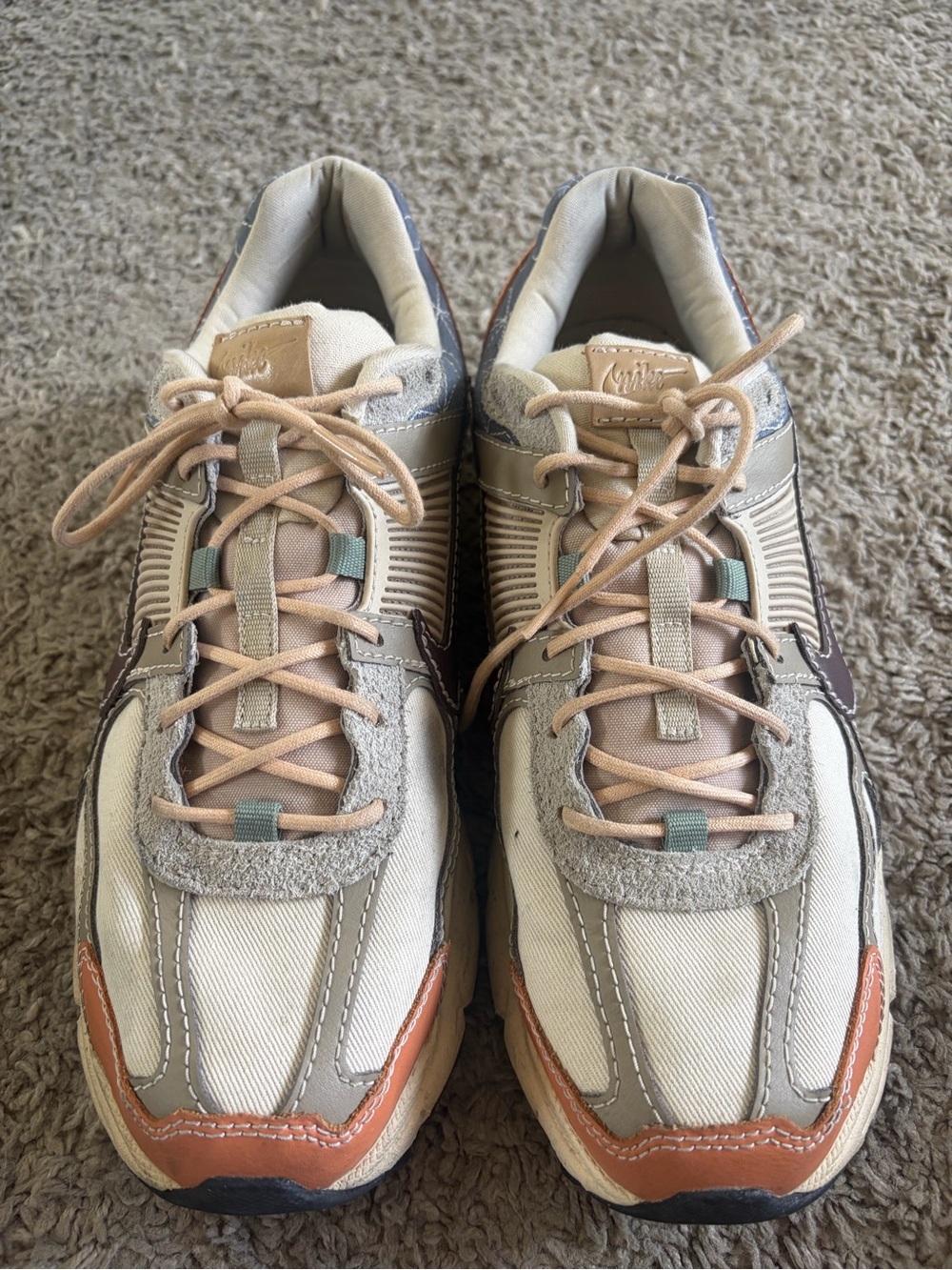 Nike Air Zoom Vomero 5 Sashiko Men's 11.5 Sanddrift Khaki Earth Pre Owned As Is - Picture 2 of 9